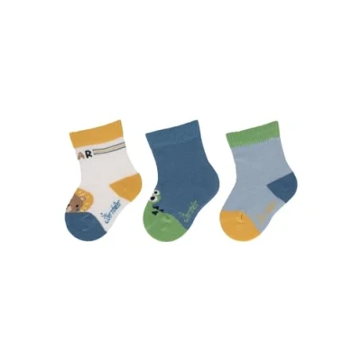 Abbildung von Sterntaler Baby socks lion, 3pack Socken für Kinder, Größe: 18, Weiss