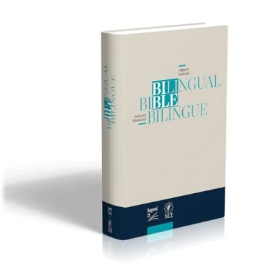 Abbildung von Bible bilingue français/anglais, Segond 21/NLT : couverture rigide, beige et bleue
