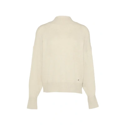 Abbildung von s.Oliver IM Relaxed FIT MIT Stehkragen Strickpullover, Damen, Größe: 36, Beige