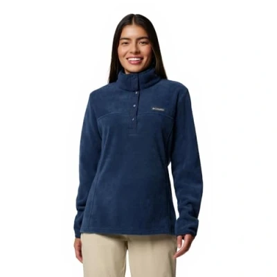 Abbildung von Columbia Benton SPRINGS 1/2 SNAP Fleecepullover, Damen, Größe: XS, Collegiate navy