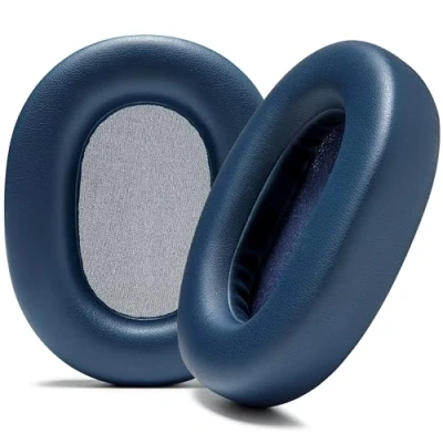Abbildung von WC Wicked Cushions Extra Dicke Ohrpolster für Sony WH 1000XM5 weiche PU Lederkissen, luxuriöser geräuschisolierender Memory Schaum, zusätzliche Blue