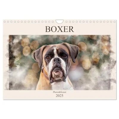 Abbildung von Boxer Photo&amp;Kunst (Wandkalender 2025 DIN A4 quer), CALVENDO Monatskalender