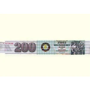 Abbildung von Zollstock 200 Mark DDR Produkte für Ostalgiker Ossi
