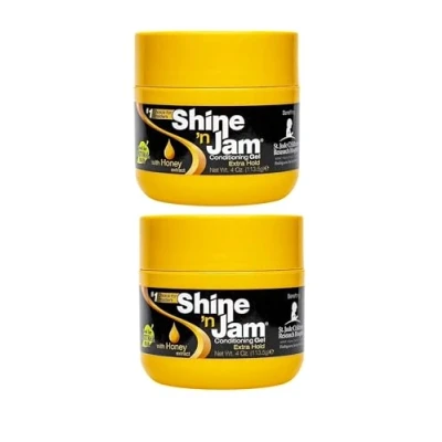 Abbildung von Shine N Jam Conditioning Gel Extra Hold 4 Ounce (2 Pack)