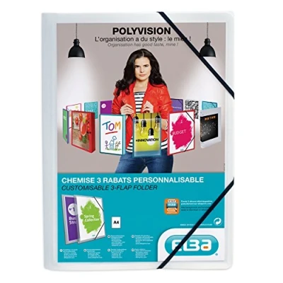 Abbildung von Elast Oxford Polyvision A4 PP Opaq Hemd weiß