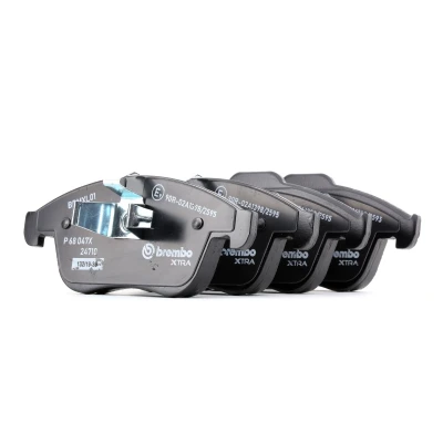 Abbildung von BREMBO P 68 047X Bremsbelagsatz exkl. Verschleißwarnkontakt ohne Zubehör RENAULT: LAGUNA 3, 3 Grandtour, MEGANE Coupe