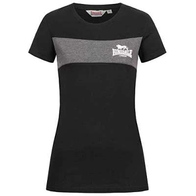 Abbildung von Lonsdale Dawsmere Tshirt print, Herren, Größe: Large, Black