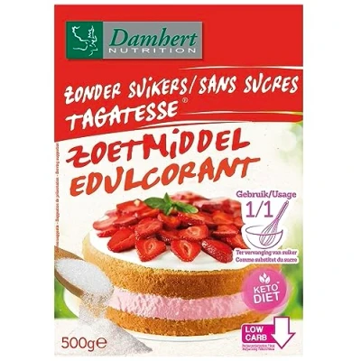 Abbildung von Tagatesse Zonder Suikers/Sans Sucres/ohne Zucker Zoetmiddel Süßungsmittel Zuckerersatz Tagatose 500g
