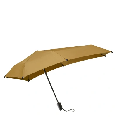 Abbildung von SENZ mini automatic foldable storm umbrella golden palm