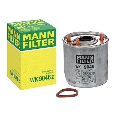 Abbildung von MANN FILTER WK 9046 z Kraftstofffilter mit Dichtung FORD: FIESTA 6, FOCUS 3 Turnier, Galaxy Mk2 MPV, VOLVO: V50, V60 I, V40 Schrägheck, MAZDA: 5
