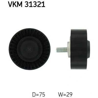 Abbildung von SKF VKM 31321 Umlenkrolle VOLKSWAGEN: Phaeton