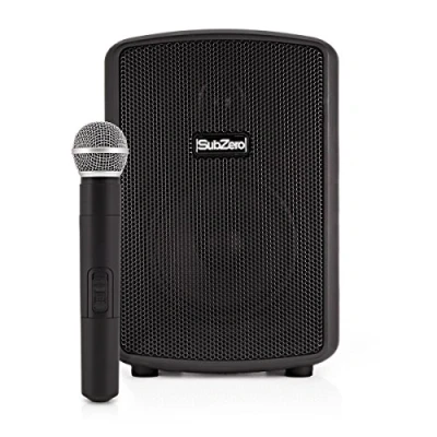 Abbildung von SubZero SZPA P6 Tragbarer PA Lautsprecher mit Bluetooth und drahtlosem Mikrofon