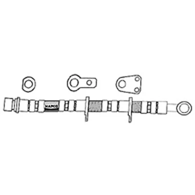Abbildung von MAPCO 3357 Bremsschläuche Vorderachse rechts 718 HONDA: Shuttle