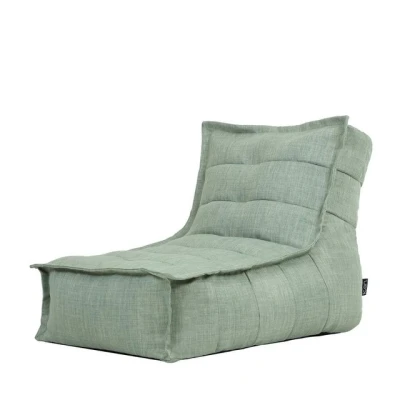 Abbildung von Icon Dolce Outdoor Sitzsack Liege für Erwachsene, Salbeigrün, mit Füllung, Bean Bag, Wasserabweisender Stoff, Bequemer Sessel Wohnzimmer, Lounge, Schlafzimmer, Garten, Terrasse