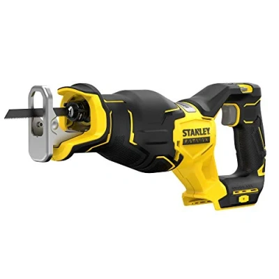 Abbildung von Stanley FatMax V20 Akku Säbelsäge SFMCS310B (18V, 29mm Hublänge, bürstenloser Motor, variable Hubzahl, werkzeuglose Blattaufnahme, inkl. Holz Sägeblatt, Lieferung ohne und Ladegerät)