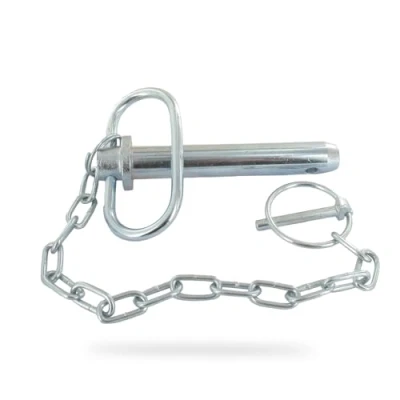 Abbildung von Universal Achse Anhängerkupplung anpassbar Stift für Traktor/Rasentraktor/Pflug/Anhänger Länge 100 mm/Ø 19 mm