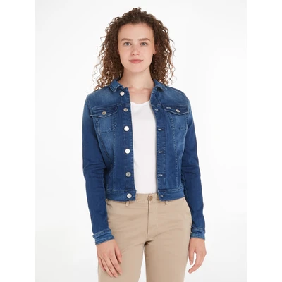 Abbildung von Tommy Jeans Vivianne SLIM Trucker Jeansjacke, Damen, Größe: XXS, Denim