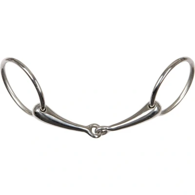 Abbildung von Harry&#039;s Horse Unterlegtrense hohl 18mm 10,5 RVS