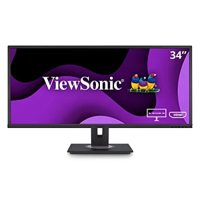 Abbildung von Viewsonic VG Series VG3448, 86,6 cm (34.1 Zoll), 3440 x 1440 Pixel, UltraWide Quad HD, LED, 5 ms, Schwarz
