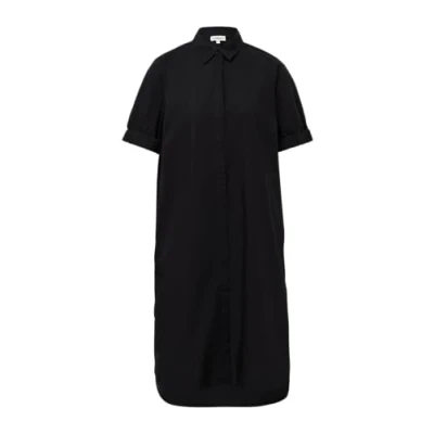 Abbildung von s.Oliver AUS MIT Eingrifftaschen Blusenkleid, Damen, Größe: 40, Schwarz