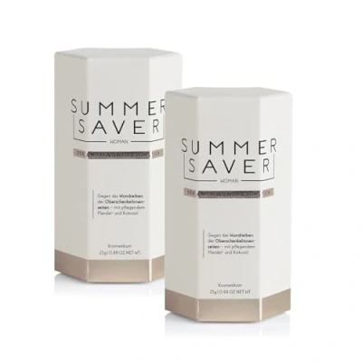 Abbildung von SUMMERSAVER Pflegestift der Anti Wundreib Stick Deine Haut schützt WOMAN, KIRSCH, SPORT, SENSITIVE, 2 tlg., Langanhaltender und effektiver Schutz, dermatologisch getestet