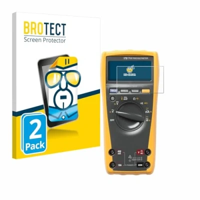 Abbildung von BROTECT (2 Stück Schutzfolie für Fluke 179 Multimeter Displayschutz Folie Ultra Klar
