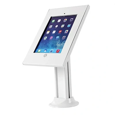 Abbildung von Maclean MC 677 Universal Tablet Tischhalterung mit Sicherheitsgehäuse Kompatibel iPad 2/3/4/ Air, Air 2 Halterung Ständer Verriegelung
