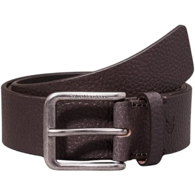 Abbildung von Calvin Klein Jeans Ledergürtel &quot;CLASSIC CASUAL BELT 35MM&quot;, Logoprägung, Einfachdornschließe