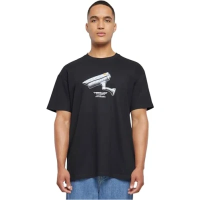 Abbildung von Upscale by Mister Tee CCTV Oversize Tshirt print, Herren, Größe: 5XL, Black