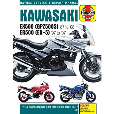 Abbildung von Kawasaki Ex500 Gpz500s &#039;87 to &#039;08 Er500 Er 5 &#039;97 &#039;07 (Haynes Service &amp; Repair Manual)