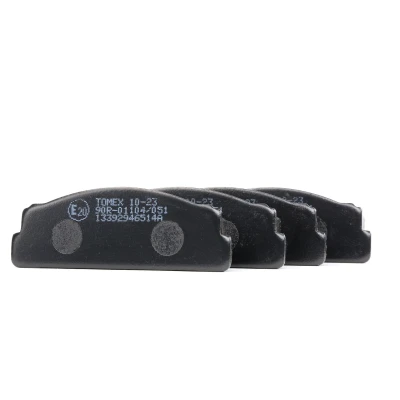 Abbildung von TOMEX brakes TX 10 23 Bremsbelagsatz Vorderachse FIAT: 128 Limousine, X 1/9, 124 Sport Spider, MERCEDES BENZ: S Klasse Limousine