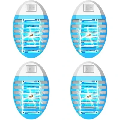 Abbildung von WUGEIN Mückenlampe, neueste Elektrisches Insektenvernichter, Steckdosen Insektenvernichter mit UV Licht, geeignet für Zuhause, Küche, Schlafzimmer, Esszimmer (4 Stück)