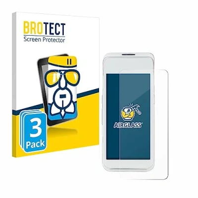 Abbildung von BROTECT Schutzglas für Pax A920 Pro (3 Stück) Schutzfolie Panzer Folie Glas [Extrem Kratzfest 9H, Anti Fingerprint, Ultra Transparent]