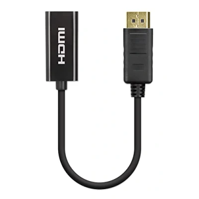 Abbildung von Manhattan Aktiver DisplayPort auf HDMI Adapter 4K@60Hz schwarz