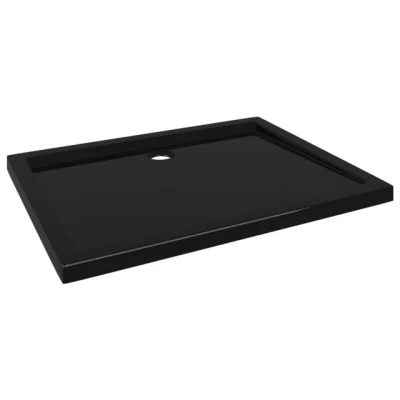 Abbildung von vidaXL Duschwanne Duschtasse ABS Rechteckig Schwarz 70x90 cm