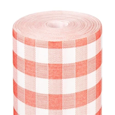 Abbildung von Tischrolle Like Linen 1,20 m x 25 Vicy Karo Rot