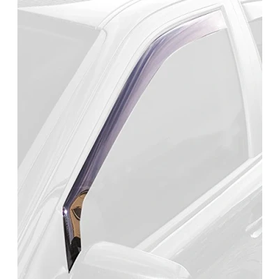 Abbildung von ClimAir Car Comfort Windabweiser Schwarz kompatibel mit Audi A3 8V Limousine 2013