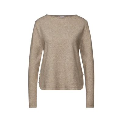Abbildung von STREET ONE Strickpullover mit Seitlichen Schlitzen