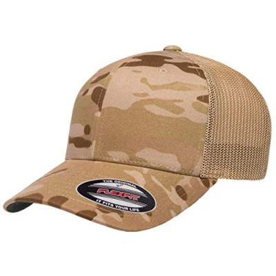 Abbildung von Flexfit Unisex Trucker Cap Verschluss, Multicam Arid/Hellbraun, Einheitsgröße