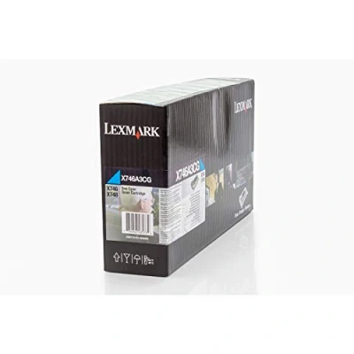 Abbildung von Lexmark X746A1CG Cyan Toner