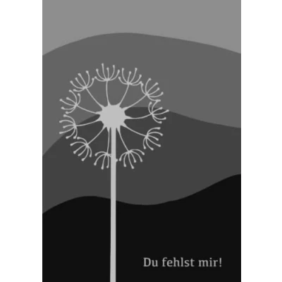 Abbildung von Du fehlst mir!: Trauertagebuch zum Umgang mit Trauer, Tod und Verlust nach einem Todesfall im Familienkreis, Freundes oder Bekanntenkreis.