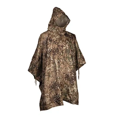Abbildung von Mil Tec Herren Poncho 10630055 Poncho, Flecktarn, Einheitsgröße EU