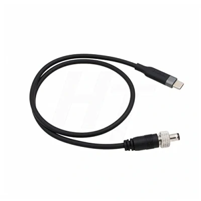 Abbildung von HangTon 12 V PD QC USB C auf Verriegelung DC Stromkabel für Atomos Ninja V, SmallHD 702 Touch, Videogeräte PIX E7 Monitor (50 cm)