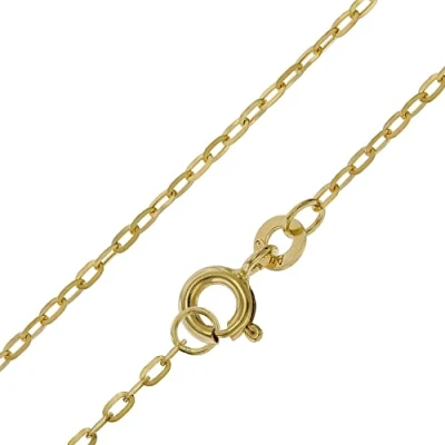 Abbildung von trendor 51862 Halskette Gold 333/8K Flachanker Design 1,3 mm Breite