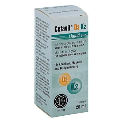 Abbildung von Cefavit D3 K2 Liquid pur Tropfen zum Ein 20 ml