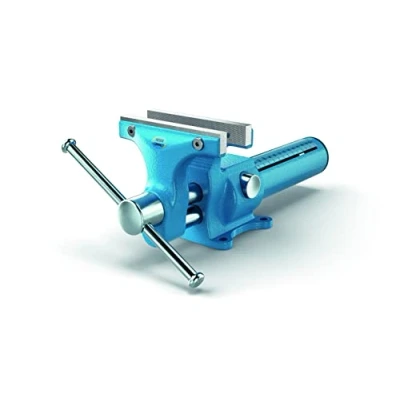 Abbildung von Brockhaus Heuer COMPACT Schraubstock 118001 Rückenbreite: 120 mm Einspannbreite (max.): 125