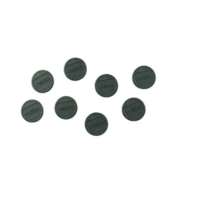 Abbildung von Nobo Magnete für magnetisches Whiteboards, 8 Stück, 20 mm, Schwarz, 1901440