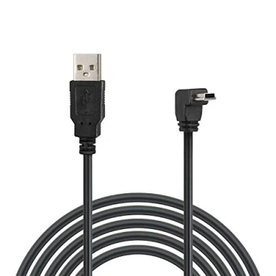 Abbildung von Wicked Chili MiniUSB Ladekabel für Garmin Navi 90abgewinkelt Gaming Controllerkabel, MiniUSB, USB A (180 cm), Extra Lang, Stecker 90 abgewinkelt, Hi Speed Datenkabel K