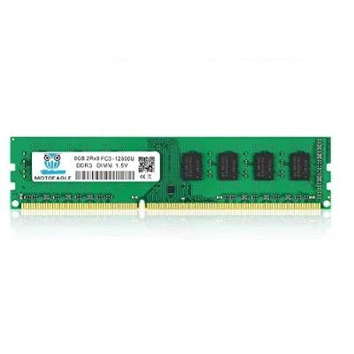 Abbildung von 8GB 2Rx8 PC3 12800U RAM DIMM DDR3 1600Mhz Arbeitsspeicher Desktop Non ECC 1,5V CL11 240 Pin 1600 12800 UDIMM