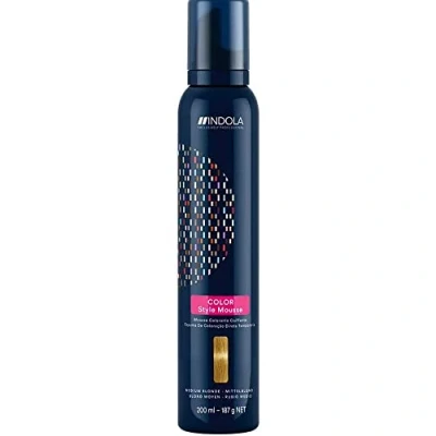 Abbildung von Indola Color Style Mousse mittel blond, 1er Pack, (1x 200 ml)
